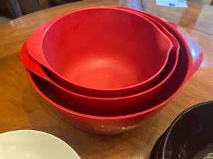 Lot of Mixing Bowls, Measuring Cups & Bowls