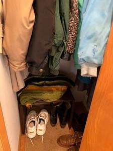 Lot of Coats, Hat, Gloves, Shoes