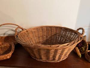 Lot of Wicker Baskets