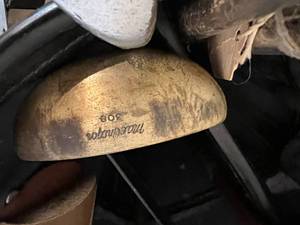 Gray Golf Bag & Cart & MacGregor & Tom Vardon Clubs