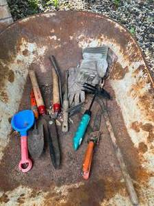 Wheel Barrow & Garden Tools