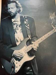 Eric Clapton Smokin Blues Poster