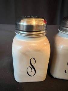 Marble Salt & Pepper Shakers