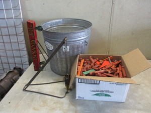 Lincoln Logs and golf balls