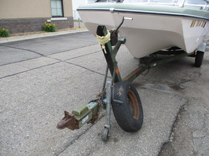 1969 Glastron AV176 Boat 80HP Mercury Engine and Trailer