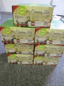 7 packages of 150 regular mouth can...