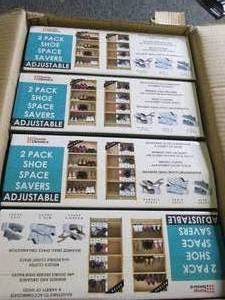 box of 12 new shoe space savers 2 ...