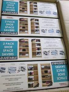 box of 12 new shoe space savers 2 p...