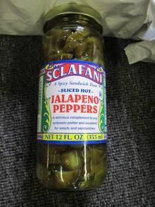 412 oz jars of sclafani sliced hot...