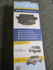 frost guard winter windshield cover...