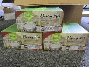 3 packs of 200 regular mouth cannin...