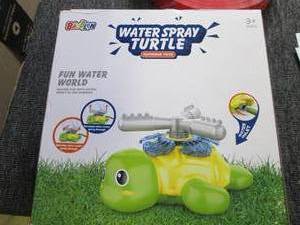 3 water spray turtles ...