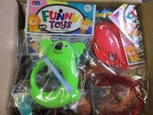 box of  small funny toys ...