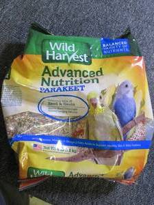 11 bags of wild harvest parakeet fo...