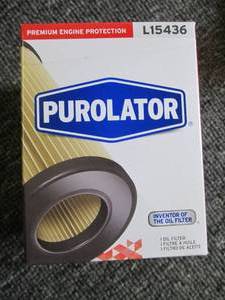 3 cases of 12 purolator L15436 oil ...