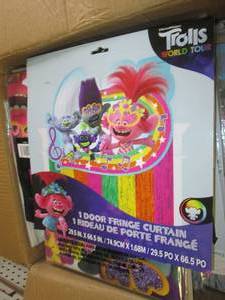 box of party supplies ...