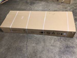 lot 20 image: Husky 6 ft. Adjustable Height Solid Wood Top Workbench in Black for Ready to Assemble Steel Garage Storage System - Review all pictures