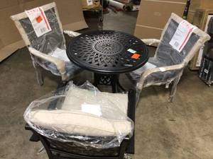 lot 26 image: Mix Lot of Outdoor Patio Set - Various Colors and Models - Review all pictures