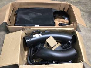 lot 30 image: Lot of two RYOBI 30 in. Baggers for  Riding Mowers Customer Returns see Pics