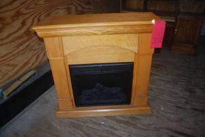 lot 202 image: Electric fireplace 40L x 13 12w x ...