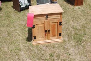 lot 217 image: Night stand with drawer and cabinet...