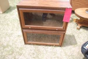 lot 220 image: Law library cabinet two shelves 30i...