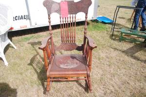 lot 255 image: Rocking chair...