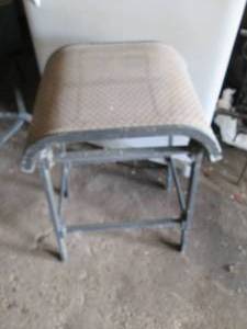 lot 168 image: Metal and heavy duty mesh Counter h...
