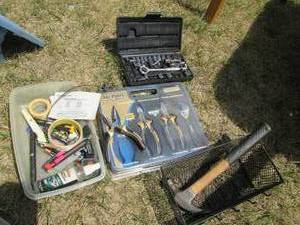 lot 128 image: brand new pliers and adjustable wre...