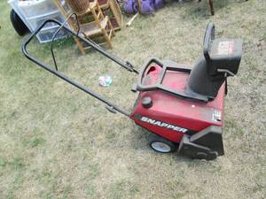 lot 134 image: snapper 19-in gas snow blower with ...
