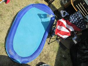 lot 150 image: mesh and inflatable sunbather float...