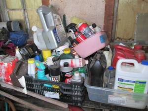 lot 153 image: large assortment of lawn and automo...