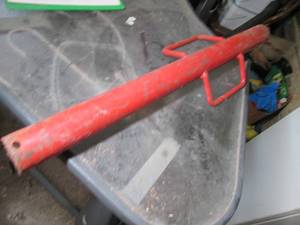 lot 155 image: Heavy Duty Post hole pounder or bat...