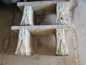 lot 184 image: Set of (2) Ploy-resin Outdoor Garde...