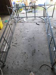 lot 192 image: Blackened Wraught Iron Spired Tip O...