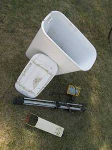 lot 316 image: Slim space saver Step-to-open kitch...