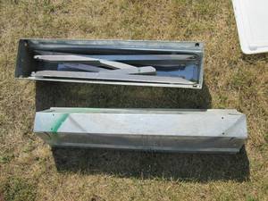 lot 317 image: set of two aluminum folding saw hor...