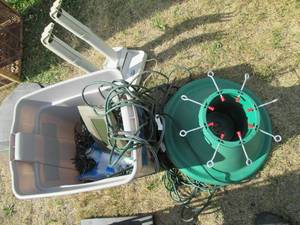 lot 329 image: Tote full of extension cords, Chris...