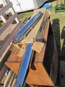 lot 337 image: Pair of original pipes off of an un...