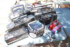 lot 66 image: Lot of boom boxes and radios...