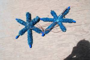 lot 83 image: Two little blue stars about 24x18.5...