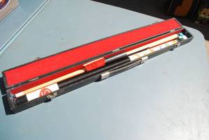 lot 363 image: Bart Simpson pool stick with carryi...