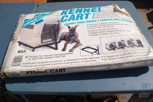 lot 374 image: Kennel cart. Adjustable. See pictur...