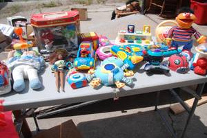 lot 448 image: (2) Boxes of toys ranging from baby...