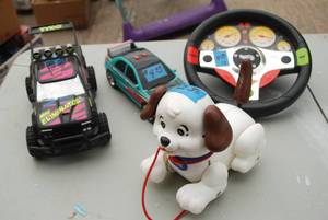 lot 455 image: (2) Boxes of toys ranging from baby...