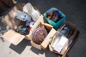 lot 516 image: 4 boxes of misc. check pics...