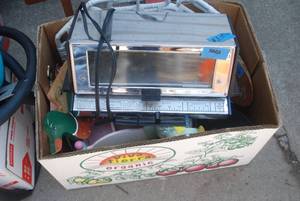 lot 518 image: 2 boxes of cassette players, baby m...