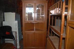 lot 532 image: Corner Cabinet, 2 11 wide x 55 ...