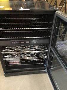 lot 22 image: 44 Bottle Dual Zone Wine Cooler in Stainless Steel- Customer Return - Review all pictures