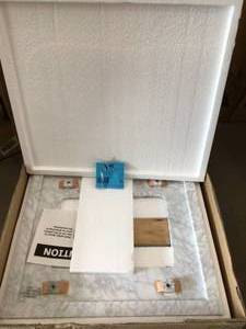 lot 24 image: Virtu Usa Model M36-R-CTSQ-WM30 Countertop with square cutout in white - Review all pictures